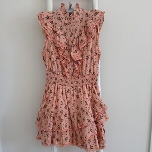The Shirt by Rochelle Behrens Pink Floral Dress